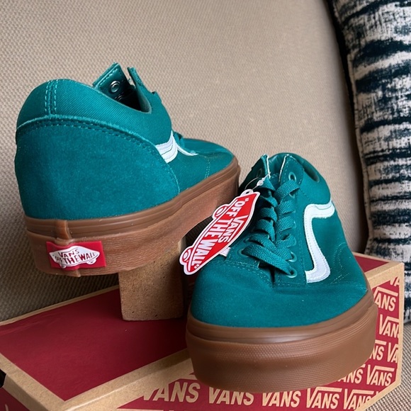 Vans Old Skool Quetzal Green / Gum mens - Picture 9 of 16